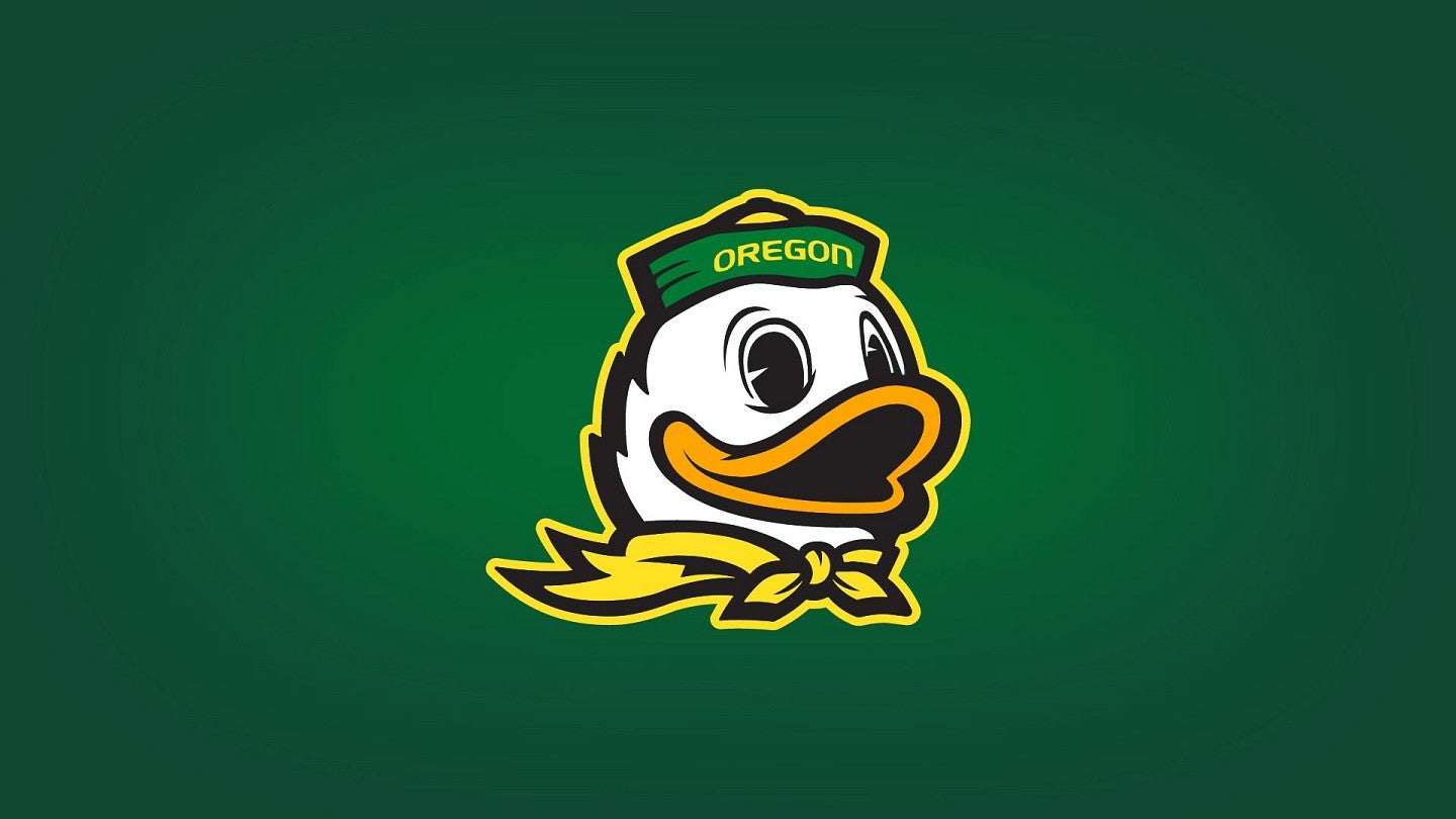 The Oregon Duck mascot mark